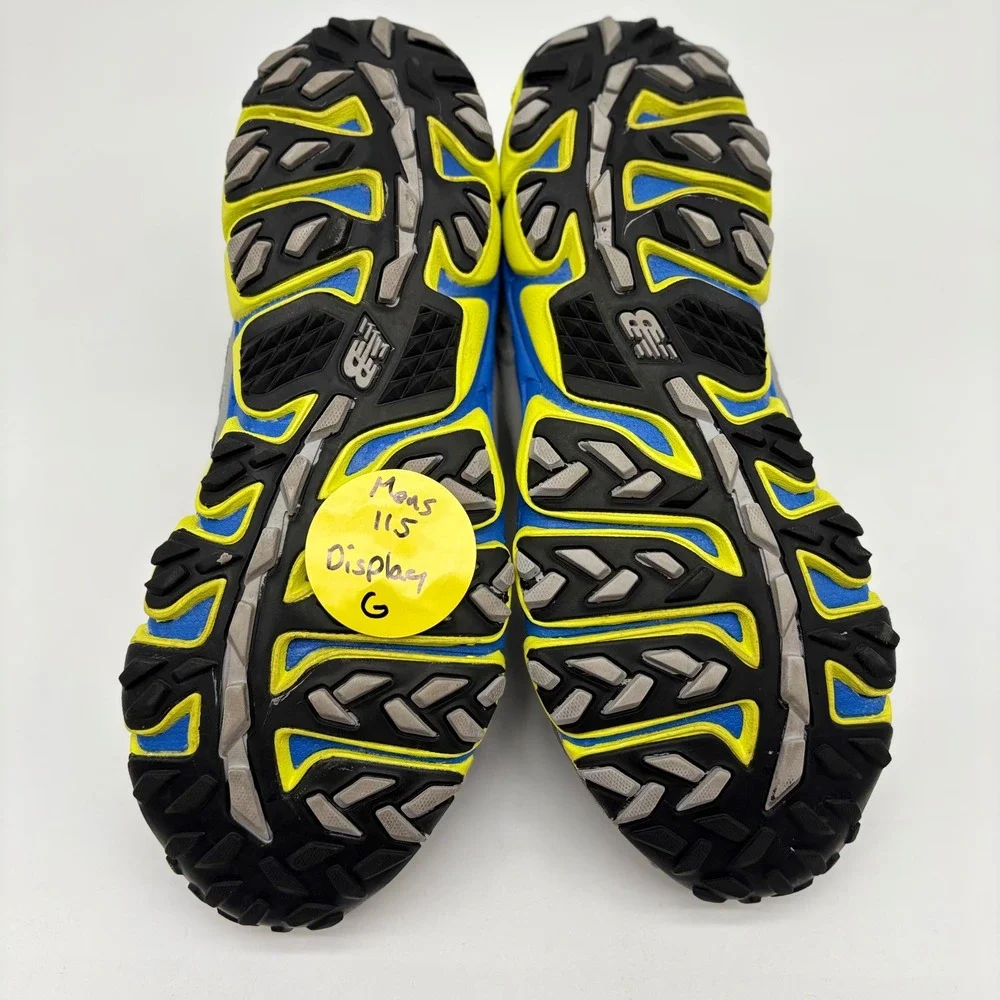 New Balance 810v3 All Terrain Mens 11.5 Grey‎ Blue Yellow Trail Shoes MT810SY3